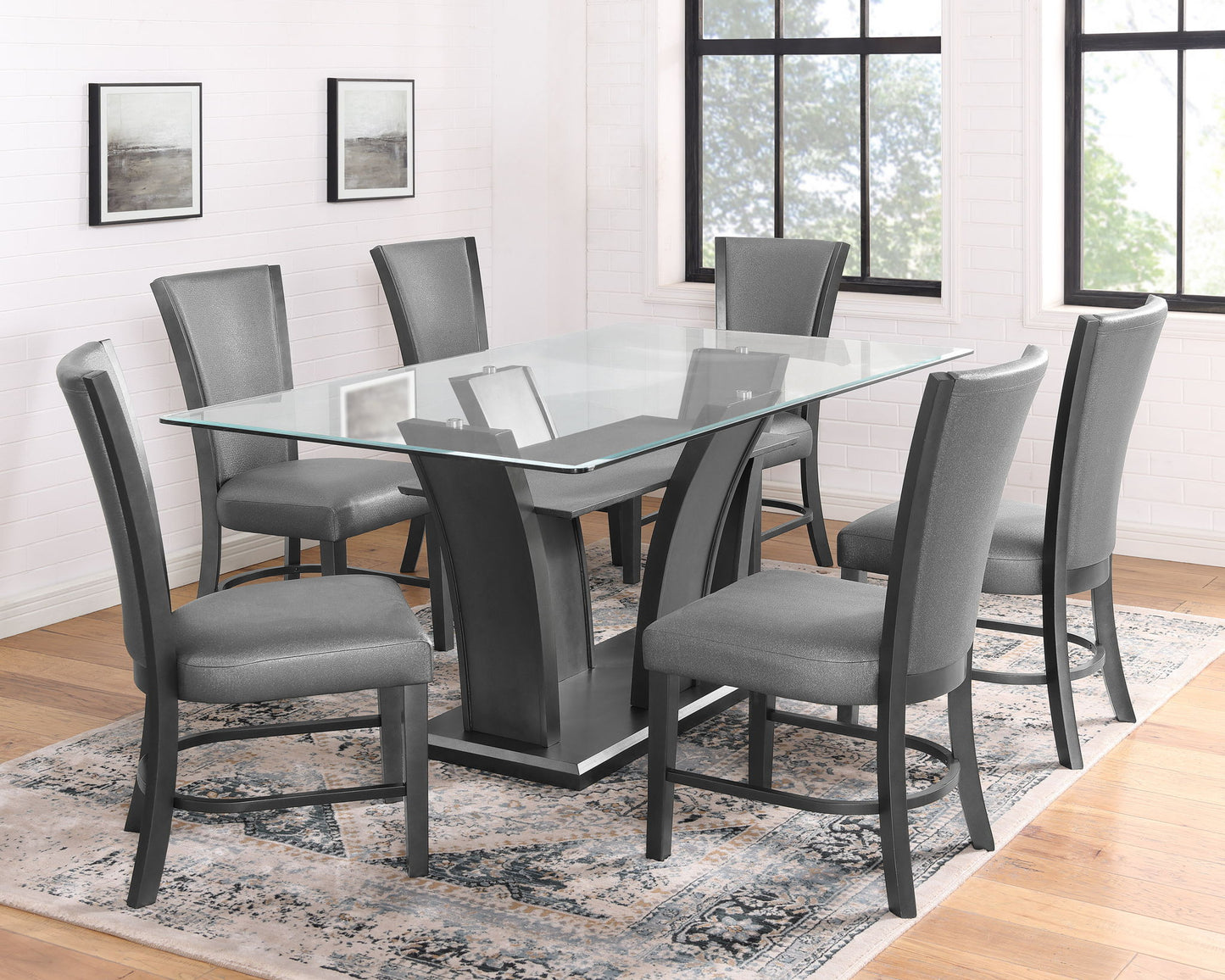 Camelia - Rectangular Dining Table - Gray