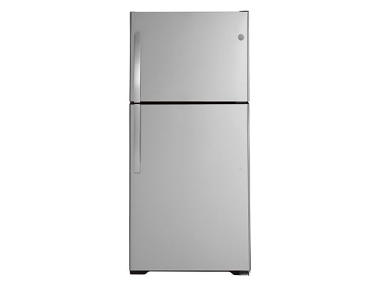 GE 21.9 Cubic Foot Top Mount Refrigerator - Stainless Steel