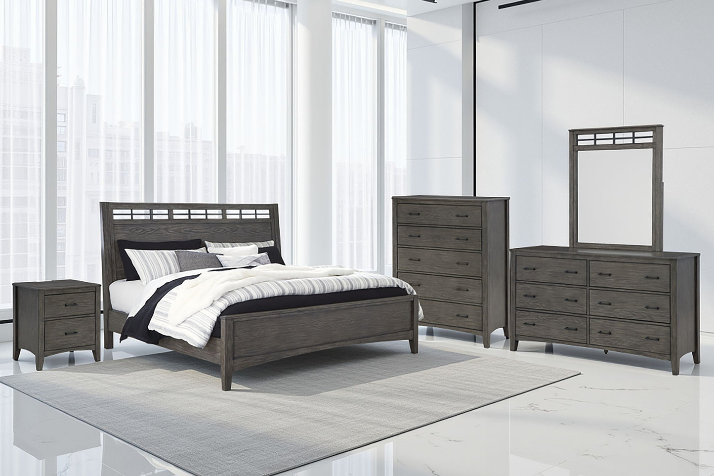 Montillan - Panel Bed
