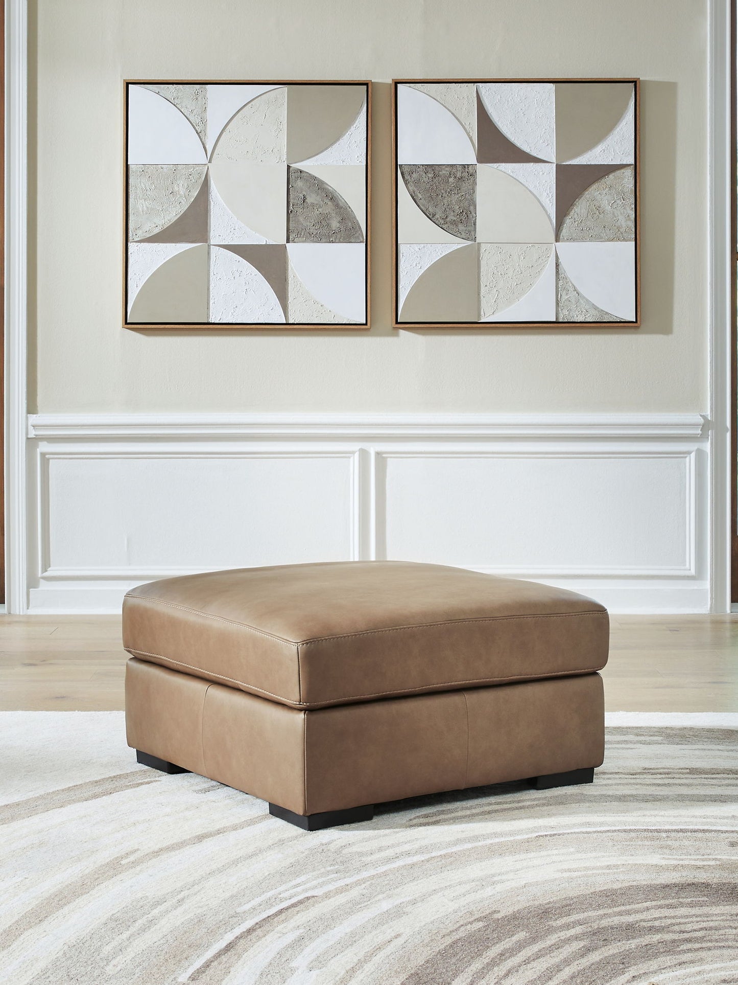 Veronella - Oversized Accent Ottoman - Sahara