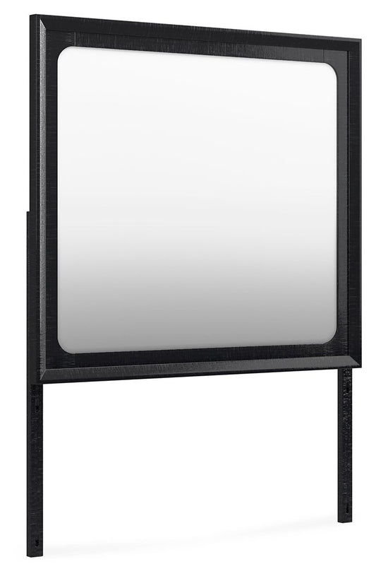 Londer - Bedroom Mirror - Black