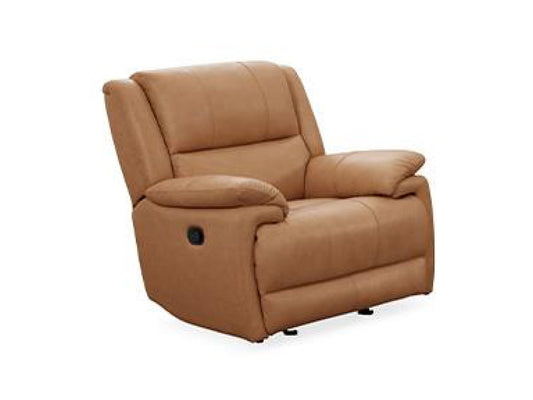Manwah Power Leather Recliner - Madrid Canyon