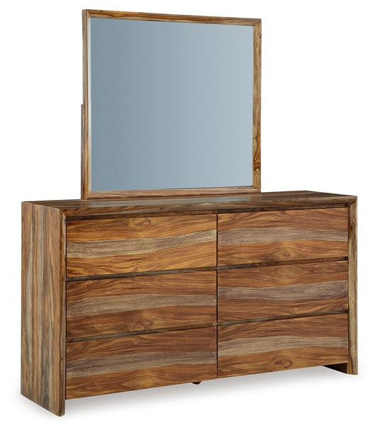 Dressonni - Dresser And Mirror - Brown