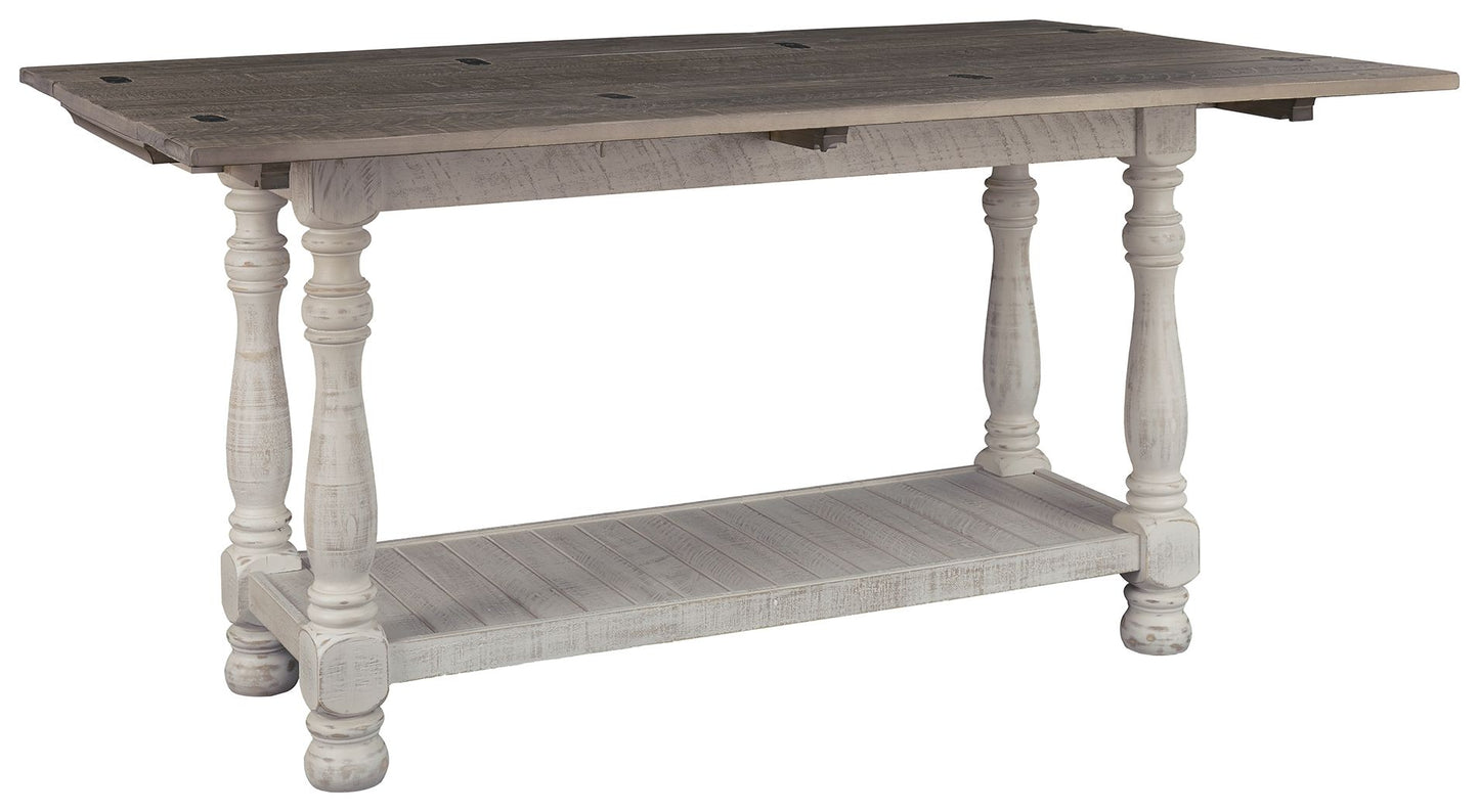 Havalance - Flip Top Sofa Table - Gray / White
