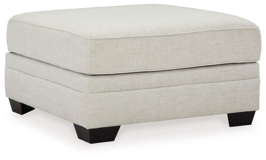 Huntsworth - Oversized Accent Ottoman - Dove Gray