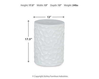 Jungrove - Indoor/Outdoor Stool - White