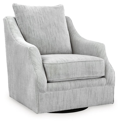 Gubbins - Swivel Accent Chair - Gray