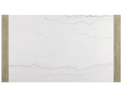 Hazel - Genuine Marble Dining Table - Wired White