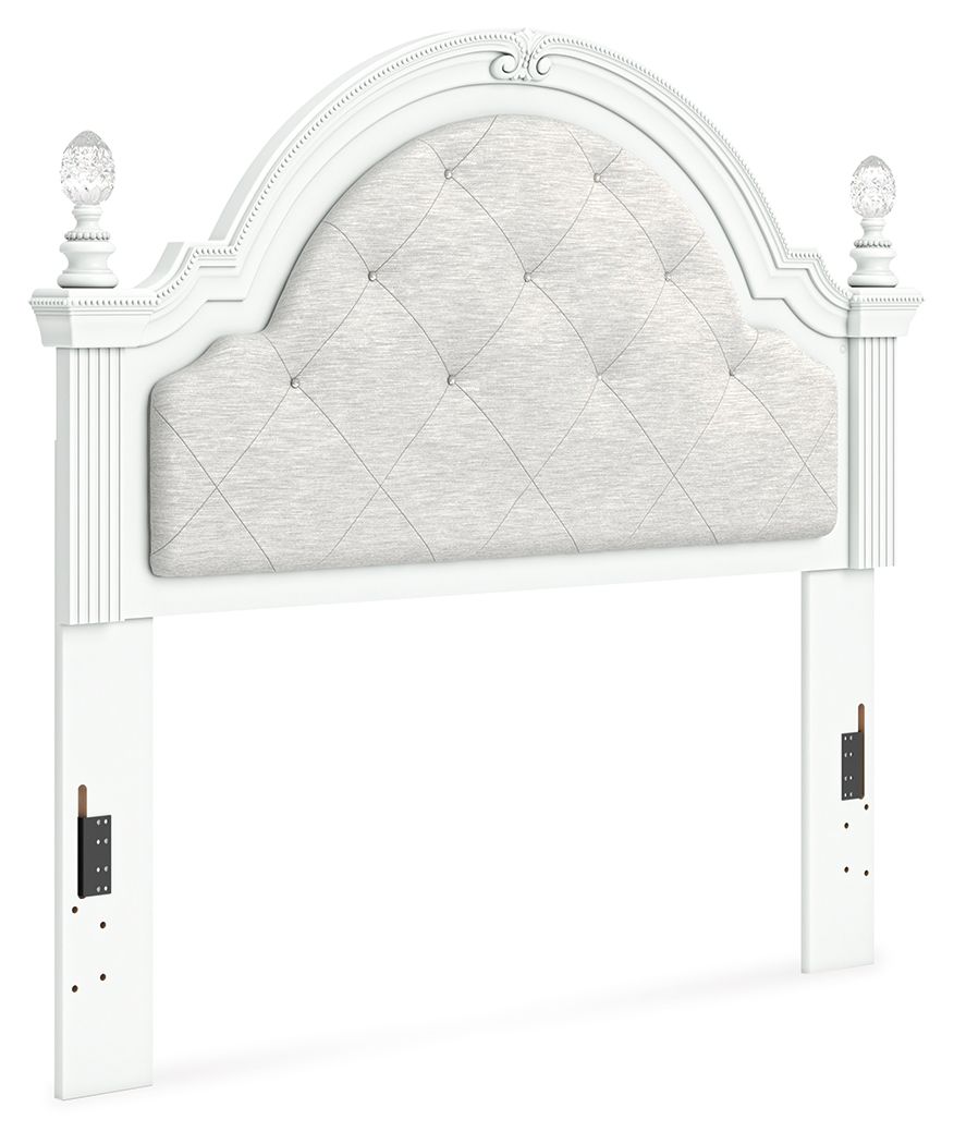Kozlani - Full Upholstered Panel Headboard - White