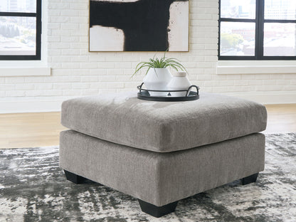 Lanelly - Oversized Accent Ottoman - Alloy