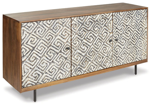 Kerrings - Accent Cabinet - Brown / Black / White