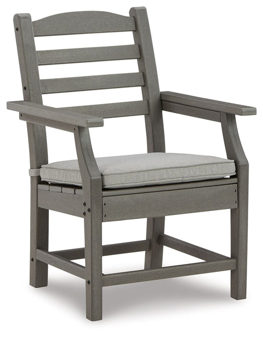 Visola - Arm Chair With Cushion (Set of 2) - Gray