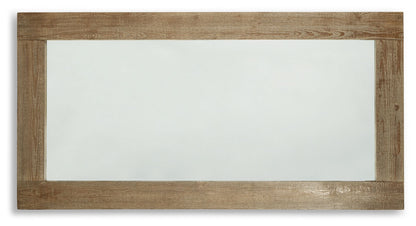 Waltleigh - Floor Mirror - Distressed Brown