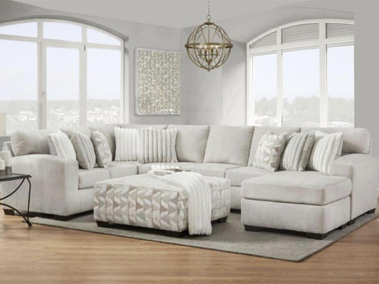 Affordable Posh - Left Arm Facing Sectional - Dove