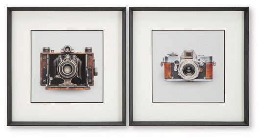 Dirkgrove - Wall Art Set (Set of 2) - Black / White / Brown