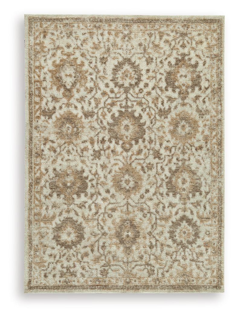 Sableridge - 5' x 7' Rug - Ivory / Taupe / Camel