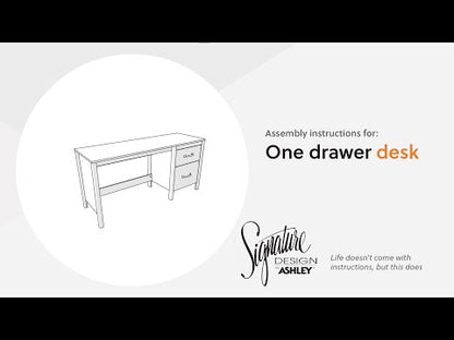 Battelle - Home Office Desk - Tan