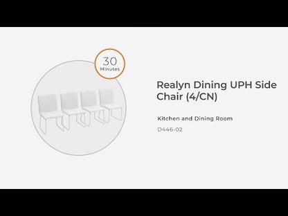 Pharwynn - Dining Upholstered Side Chair (Set of 4) - Toast